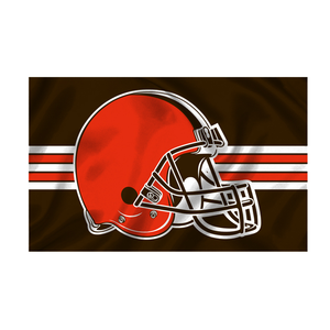 Высококачественный полиэфирный Вымпел <span class=keywords><strong>Cleveland</strong></span> <span class=keywords><strong>Browns</strong></span> 3x5 футов, флаги для автострахования, для обучения в стиле NFL - Product Image 2