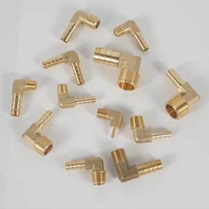 Copper Elbow Fittings NPT Male Thread 1 2 3 4 Mm For Water Gas Oil Pneumatic Hose Connectors - Product Image 1