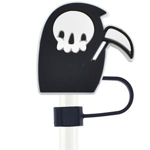 Accessoires de décoration pour chapeau de paille de dessin animé de haute qualité, série Halloween, en PVC souple détachable de 10 mm - Product Image 6