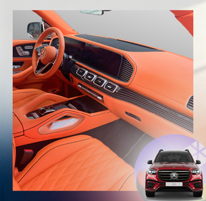ชุดแต่ง 4 ที่นั่ง สำหรับรถยนต์ 2025 GLS580 (X167) สีส้ม - Product Image 3