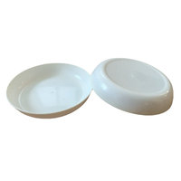 Plateau rond en mousse florale blanche, plat en plastique blanc pour arrangement floral, base florale ronde blanche