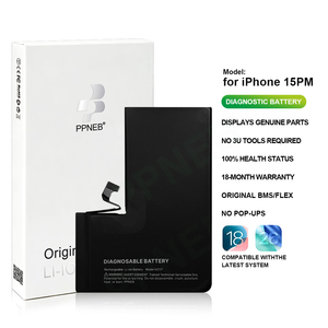 Batería de Repuesto 100% Original de Fábrica para Todos los Modelos de iPhone 12 13 14 15P Sin Mensaje Emergente 0 Ciclos Diagnóstico de Funcionamiento de la Batería - Product Image 6
