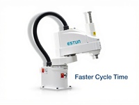 Robot SCARA 4 axes ESTUN ER3-500-SR, 3 kg, 500 mm, 0,01 mm, haute vitesse, pour l'assemblage de composants électroniques, cartes PCB, batteries au lithium, IP20