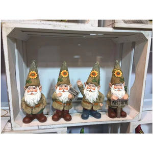 6.1แฮนด์เมด \" งานฝีมือเรซินตุ๊กตาตัวโนมขนาดเล็กสวนต้อนรับตกแต่งกลางแจ้งรูปแกะสลักตลกสำหรับตกแต่ง - Product Image 1