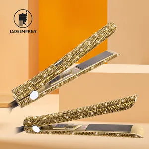 Hete Verkoop Groothandel Bling Bling Haar Platte Ijzeren Stijltang Crystal Diamond Bling Flat Iron