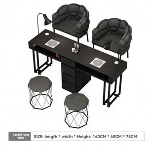 Mesa <span class=keywords><strong>de</strong></span> Manicura Suessen con Silla para Salón <span class=keywords><strong>de</strong></span> <span class=keywords><strong>Uñas</strong></span>, Mesa para <span class=keywords><strong>Esteticista</strong></span> <span class=keywords><strong>de</strong></span> <span class=keywords><strong>Uñas</strong></span> con Aspirador - Product Image 2