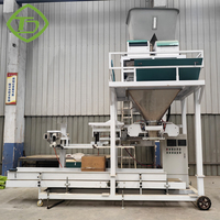 Machine de conditionnement d'engrais intelligente Balance de remplissage et de pesée de sacs de 10 à 50kg entièrement automatique pour la production en usine