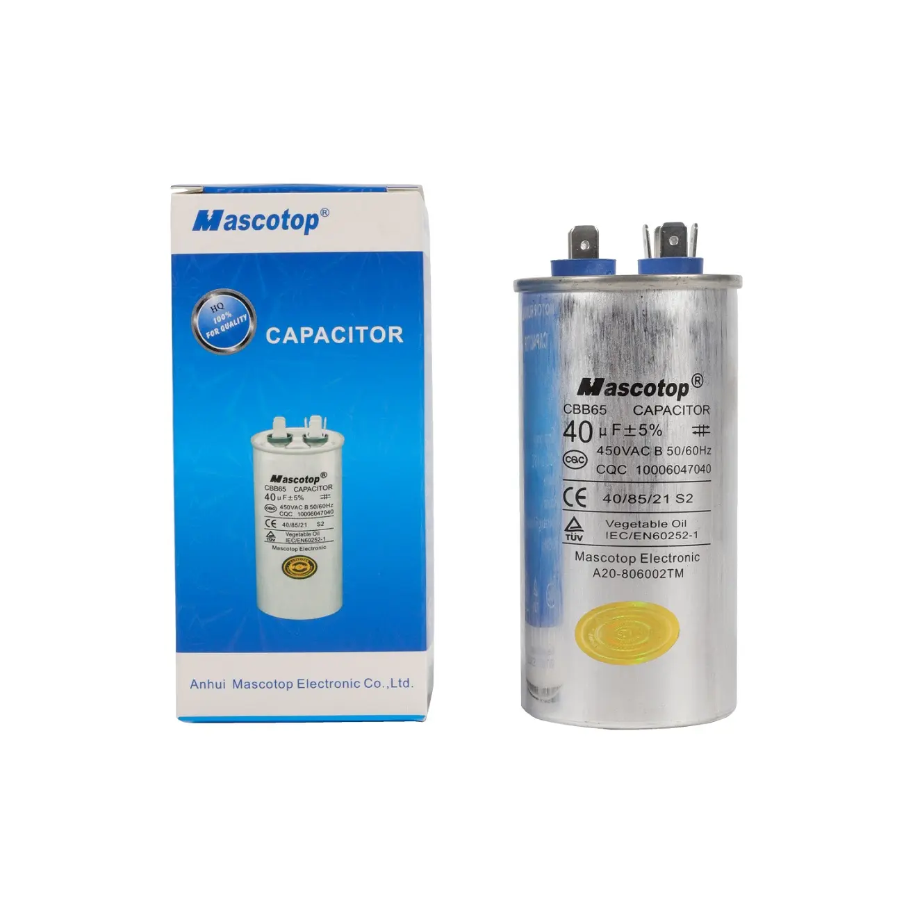 CBB65 CAPACITOR ใช้มอเตอร์ AC,เครื่องปรับอากาศคุณภาพดี