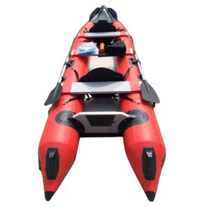 Goboat GTK420 Goethe Red Fishing Kayak PV gommone <span class=keywords><strong>Waterplay</strong></span> <span class=keywords><strong>Crafts</strong></span> con sedile in alluminio - Product Image 4