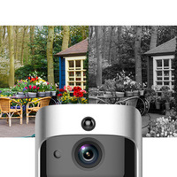 Harga pabrik keamanan Audio dua arah AIWIT bel pintu Kamera CCTV bel pintu Video kamera bel pintu WIFI pintar dengan penyimpanan Cloud