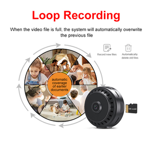 <span class=keywords><strong>WD15</strong></span> FULL HD Mini caméra WiFi intérieure Surveillance IP à domicile Enregistrement en boucle Sécurité sans fil Nanny Cam Caméra de vision nocturne - Product Image 4
