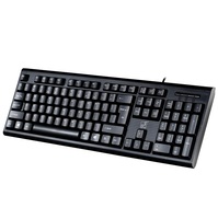 Clavier de jeu ergonomique pour PC, filaire USB PS2, en plastique ABS, 104 touches, étanche, pour ordinateur portable, en stock, à bas prix