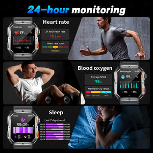 LIGE BWMT62 GPS a lunga durata della batteria chiamata chiamata torcia elettrica Fitness Tracker Smart Watch uomo Ai assistente vocale Android IOS - Product Image 3