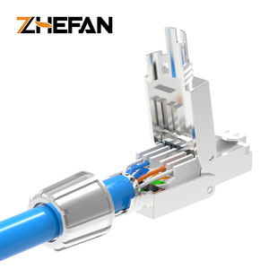 Rj45Cat7フィールドコネクタツールレスフィールド終端プラグシールド高速コネクタモジュラープラグツールフリー再利用可能 - Product Image 3