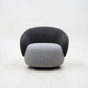 Light Luxury <b>Chair</b> Solid Wood Base Leisure <b>Chair</b> Single Sofa <b>Chair</b> for Home Hotel <b>Office</b> Living Room <b>Black</b> Swivel <b>Chair</b> - Product Image 3
