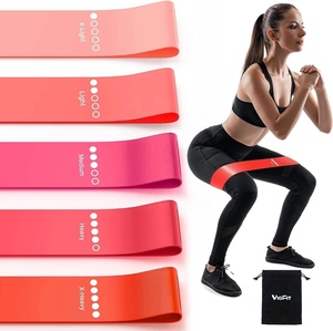 Juego de Bandas de Resistencia de Látex Personalizadas VIGFIT para Entrenamiento Físico, Ejercicio de Cuerpo Completo, Tonificación de Glúteos y Piernas, Rehabilitación y Estiramiento - Product Image 3