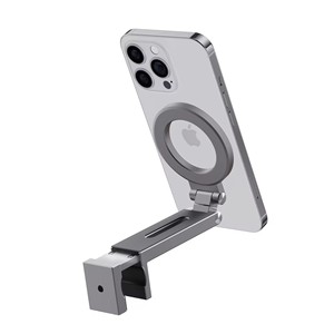 Bureau 360 rotatif hauteur réglable pliant pivotant <span class=keywords><strong>support</strong></span> de téléphone magnétique pour iphone <span class=keywords><strong>magsafe</strong></span> - Product Image 1