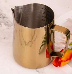 <span class=keywords><strong>Barista</strong></span> <span class=keywords><strong>Or</strong></span> 30 OZ 900ml Espresso Pichet <span class=keywords><strong>À</strong></span> Vapeur Latte <span class=keywords><strong>Mousseur</strong></span> Pichet En Acier Inoxydable Café <span class=keywords><strong>Lait</strong></span> Moussant Pichet - Product Image 1