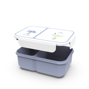 Sinh Viên Bền Vững Sử Dụng Hai Ngăn Hộp Ăn Trưa Bán Buôn Cấp Thực Phẩm Một Lớp Bento <span class=keywords><strong>Container</strong></span> Thực Phẩm Với Bốn Ổ Khóa - Product Image 5