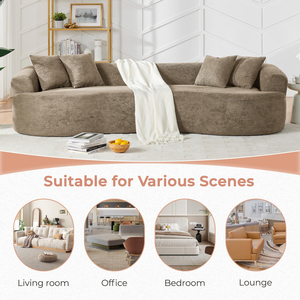 Fabricants de meubles de la ville de Foshan, vente en gros de meubles de salon, canapé 3 places durable sans cadre - Product Image 3