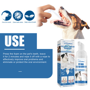 Eco-Friendly Health Care Freshens Teeth Oral Spray for Dogs and <strong>Cats</strong> Supplement for Pets with <strong>Clean</strong> Teeth and Fresh Breath - Product Image 2
