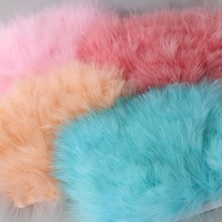 Accessoires de bricolage en gros bande de flanelle vasculaire 8-11cm conception de plumes de dinde dentelle de plumes colorées teintes pour collier de jupe