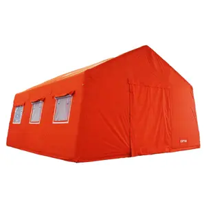 맞춤형 디자인 스틸 프레임 화재 텐트 재해 구호 텐트 난민 방 화재 난연 훈련 텐트 하우스