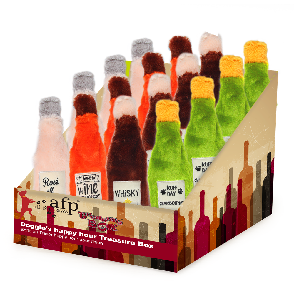 Boîte aux trésors Happy Hour pour chiens-16 PCS