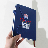 Ensemble de journal A5 de luxe personnalisé, carnet en cuir PU noir magnétique, stylo, papeterie rechargeable, coffret cadeau, modèle