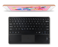 Keyboard Magic tooth Biru ukuran 10.1 inci, Keyboard ringan dengan Touchpad cocok untuk tablet dalam rentang 7-11 secara universal