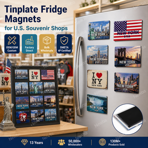 Imán para Refrigerador al por Mayor, Personaliza tu Propio Diseño, Imán <span class=keywords><strong>de</strong></span> Estaño para Decoración <span class=keywords><strong>de</strong></span> Refrigerador, Imán para Refrigerador OEM - Product Image 3