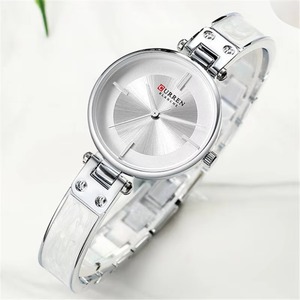 Vintage Fashion Ladies Quartz Watch Minimalist Black Dial Gold Tone Marbled Bracelet Waterproof Elegant Dress Watch - Product Image 6