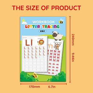 Un Divertido Cuaderno de Práctica de Escritura para Niños de 3 a 5 Años, Trazado de Letras del Abecedario para Preescolares - Product Image 3