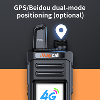 Walkie Talkie Maycall de Alta Potencia 4G, Portátil, Bidireccional, con Intercomunicador Inalámbrico de Llamada Única, Alcance de 5000 km, Versión Oceánica