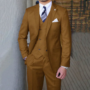 Costumes pour hommes sur mesure, nouveaux, pour mariage, décontractés, costumes d'affaires, ensemble de 3 pièces, veste, <span class=keywords><strong>gilet</strong></span> et pantalon, tenue de marié, vêtements pour hommes - Product Image 2