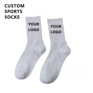 Wholesale OEM Custom Logo Polyester Jacquard Anti-Slip Men's Sport Business Crew <b>Socks</b> <b>High</b> Quality - Product Image 2