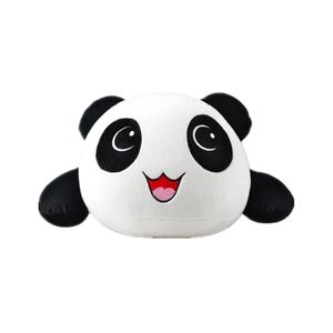 Bantal mainan partikel kartun Guling Lycra beruang bentuk U 2 in 1 bantal berubah partikel - Product Image 1