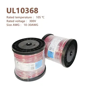 UL10368 Cable de alta calidad Cable de gancho eléctrico Cobre plateado estañado Recubierto de XLPE UL10368 Cable trenzado de calibre 18