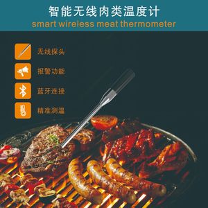 Thermomètre à viande <span class=keywords><strong>sans</strong></span> <span class=keywords><strong>fil</strong></span> à distance numérique Cuisine <span class=keywords><strong>Cuisson</strong></span> des aliments BBQ Outils à viande Smart <span class=keywords><strong>Bluetooth</strong></span> Barbecue Thermomètre pour four Grill - Product Image 4