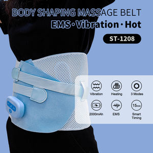 Cintura per massaggio termico in vita calda da donna con riscaldamento elettrico termico da donna cintura da massaggio vibrante - Product Image 2