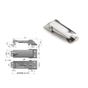 Thép Không Gỉ Có Thể Điều Chỉnh Chuyển Đổi Clip Kẹp Chuyển Đổi Chốt Hộp Nhỏ Vẽ Khóa Chốt - Product Image 1