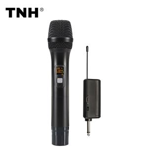 TNH UM-PU01 UHF Plug and Play Wireless Pro doppio microfono rumore Home Karaoke palco MIC dinamico universale KTV - Product Image 1