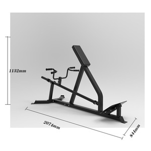 가슴 지원 행 체육관 엉덩이 추진기 적재 된 플레이트 적재 된 장비 <span class=keywords><strong>T</strong></span>-바 행 - Product Image 5