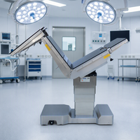 Table d'opération électrohydraulique multifonctionnelle avec bras en C et rayons X pour hôpital