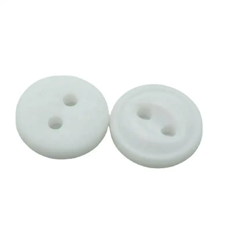 Лидер продаж, Современная Минималистичная переработанная пластиковая лента для кнопок для одежды, блестящие Пришивные пуговицы 15 мм для 2 отверстий