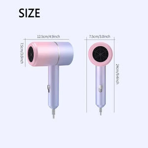 Sèche-cheveux professionnel à air froid et chaud, pliable, pour salon de coiffure, outil de coiffure, approvisionnement mixte, remise sur les achats mixtes - Product Image 5