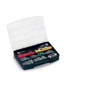 TERRY - 1002217 Organisateur en plastique à 10 sections avec couvercle et poignée ergonomique intégrée-EAN 8005646922176 SMALL PARTS ORGANIZERS - Product Image 1