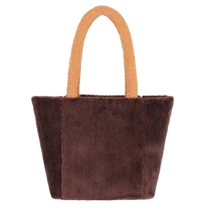 Pochette de voyage unisexe de luxe en peluche écologique, souple, vintage, avec fermeture éclair RFID USB, antivol, pour l'école et les voyages - Product Image 4