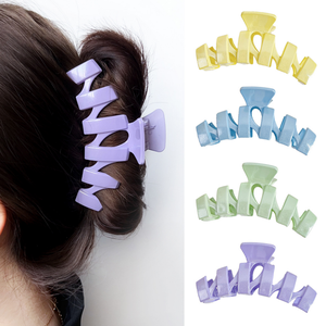 Nieuwe Glitter <span class=keywords><strong>Cream</strong></span> 11.3CM Grote Haarclip Mode Zoete Haarclip Ruime Variëteit aan Stijlen Ideaal voor Casual Dating Feest Elegant Dagelijks - Product Image 2