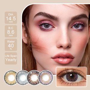 Frete Grátis Freshgo Hidrocor Lentes de Contato Olho 3 Tom Contatos Coloridos Eye Lens Lentilhas Lentes De Contacto - Product Image 1